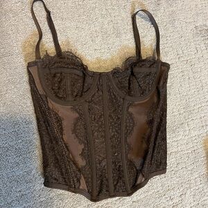 Urban Outfitters Lace Bustier Top